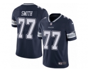 Men's Nike Dallas Cowboys #77 Tyron Smith Vapor Untouchable Limited Navy Blue Team Color NFL Jersey