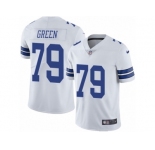 Men's Nike Dallas Cowboys #79 Chaz Green Vapor Untouchable Limited White NFL Jersey