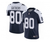 Men's Nike Dallas Cowboys #80 Rico Gathers Vapor Untouchable Limited Navy Blue Throwback Alternate NFL Jersey