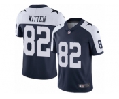 Men's Nike Dallas Cowboys #82 Jason Witten Vapor Untouchable Limited Navy Blue Throwback Alternate NFL Jersey