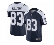 Men's Nike Dallas Cowboys #83 Terrance Williams Vapor Untouchable Limited Navy Blue Throwback Alternate NFL Jersey