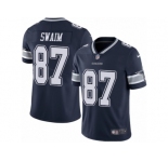 Men's Nike Dallas Cowboys #87 Geoff Swaim Vapor Untouchable Limited Navy Blue Team Color NFL Jersey