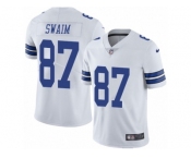 Men's Nike Dallas Cowboys #87 Geoff Swaim Vapor Untouchable Limited White NFL Jersey