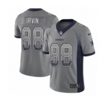 Men's Nike Dallas Cowboys #88 Michael Irvin Limited Gray Rush Drift Fashion NFL Jersey