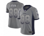 Men's Nike Dallas Cowboys #88 Michael Irvin Limited Gray Rush Drift Fashion NFL Jersey