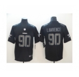 Men's Nike Dallas Cowboys #90 Demarcus Lawrence Limited Black Rush Impact NFL Jersey