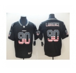 Men's Nike Dallas Cowboys #90 Demarcus Lawrence Limited Black Rush USA Flag NFL Jersey