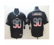 Men's Nike Dallas Cowboys #90 Demarcus Lawrence Limited Black Rush USA Flag NFL Jersey