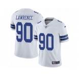Men's Nike Dallas Cowboys #90 Demarcus Lawrence Vapor Untouchable Limited White NFL Jersey