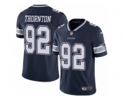 Men's Nike Dallas Cowboys #92 Cedric Thornton Vapor Untouchable Limited Navy Blue Team Color NFL Jersey