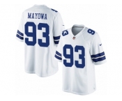 Men's Nike Dallas Cowboys #93 Benson Mayowa Limited White NFL Jersey