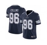 Men's Nike Dallas Cowboys #96 Maliek Collins Vapor Untouchable Limited Navy Blue Team Color NFL Jersey