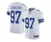 Men's Nike Dallas Cowboys #97 Taco Charlton Vapor Untouchable Limited White NFL Jersey