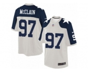 Men's Nike Dallas Cowboys #97 Terrell McClain Limited White Throwback Alternate NFL Jersey