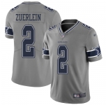 Nike Cowboys #2 Greg Zuerlein Gray Men's Stitched NFL Limited Inverted Legend Jersey
