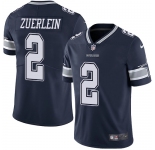 Nike Cowboys #2 Greg Zuerlein Navy Blue Team Color Men's Stitched NFL Vapor Untouchable Limited Jersey