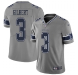 Nike Cowboys #3 Garrett Gilbert Gray Men's Stitched NFL Limited Inverted Legend Jersey