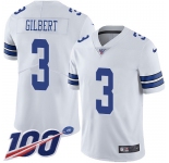 Nike Cowboys #3 Garrett Gilbert White Men's Stitched NFL 100th Season Vapor Untouchable Limited Jersey