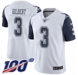 Nike Cowboys #3 Garrett Gilbert White Men's Stitched NFL Limited Rush 100th Season Jersey