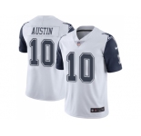 Nike Dallas Cowboys #10 Tavon Austin White Men Stitched NFL Limited Rush Jersey