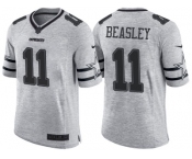 Nike Dallas Cowboys #11 Cole Beasley 2016 Gridiron Gray II Men's NFL Limited Jersey