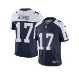 Nike Dallas Cowboys #17 Allen Hurns Navy Blue Thanksgiving Men Stitched NFL Vapor Untouchable Limited Throwback Jersey