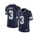 Nike Dallas Cowboys #3 Mike White Navy Blue Team Color Men Stitched NFL Vapor Untouchable Limited Jersey