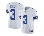 Nike Dallas Cowboys #3 Mike White White Men Stitched NFL Vapor Untouchable Limited Jersey