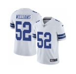 Nike Dallas Cowboys #52 Connor Williams White Men Stitched NFL Vapor Untouchable Limited Jersey