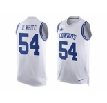 Nike Dallas Cowboys #54 Randy White White Men's Stitched NFL Limited Tank Top Jersey