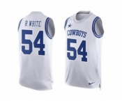 Nike Dallas Cowboys #54 Randy White White Men's Stitched NFL Limited Tank Top Jersey
