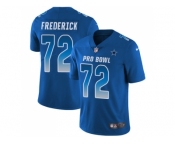 Nike Dallas Cowboys #72 Travis Frederick Royal Men Stitched NFL Limited NFC 2018 Pro Bowl Jersey