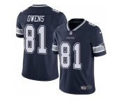 Nike Dallas Cowboys #81 Terrell Owens Navy Blue Team Color Men Stitched NFL Vapor Untouchable Limited Jersey