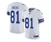 Nike Dallas Cowboys #81 Terrell Owens White Men Stitched NFL Vapor Untouchable Limited Jersey