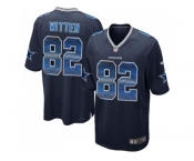 Nike Dallas Cowboys #82 Jason Witten Navy Blue Team Color Men's Stitched NFL Limited Strobe Jersey
