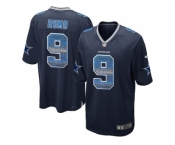 Nike Dallas Cowboys #9 Tony Romo Navy Blue Team Color Men's Stitched NFL Limited Strobe Jersey