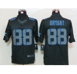 nike nfl dallas cowboys #88 dez bryant black jerseys(impact limited)