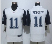 nike nfl jerseys dallas cowboys #11 beasley white[Limited throwback][beasley]