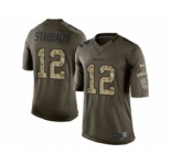 nike nfl jerseys dallas cowboys #12 roger staubach army green[nike Limited Salute To Service]