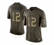 nike nfl jerseys dallas cowboys #12 roger staubach army green[nike Limited Salute To Service]