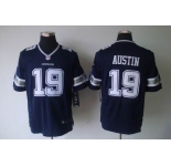 nike nfl jerseys dallas cowboys #19 austin blue[nike limited]