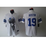 nike nfl jerseys dallas cowboys #19 austin white[helmet tri-blend limited]