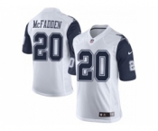 nike nfl jerseys dallas cowboys #20 mcfadden white[Limited throwback]