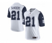 nike nfl jerseys dallas cowboys #21 deion sanders white[Limited throwback][sanders]