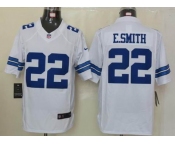 nike nfl jerseys dallas cowboys #22 e.smitth white[nike limited]