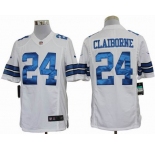 nike nfl jerseys dallas cowboys #24 claiborne white[nike limited]