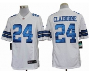 nike nfl jerseys dallas cowboys #24 claiborne white[nike limited]