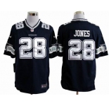 nike nfl jerseys dallas cowboys #28 felix jones blue[nike limited]