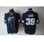 nike nfl jerseys dallas cowboys #39 carr blue[helmet tri-blend limited]