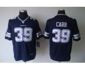 nike nfl jerseys dallas cowboys #39 carr blue[nike limited]